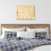 South Dakota Leinwanddruck (Insitu (Schlafzimmer))