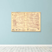 South Dakota Leinwanddruck (Insitu (Holzboden))