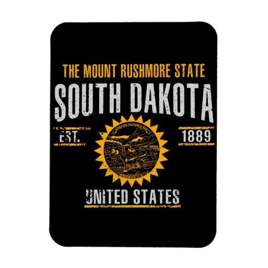 South Dakota Magnet (Vertikal)