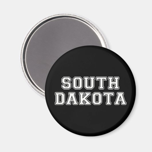 South Dakota Magnet (Vorderseite/Rückseite)