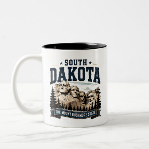 South Dakota Monument-Abenteuer Zweifarbige Tasse