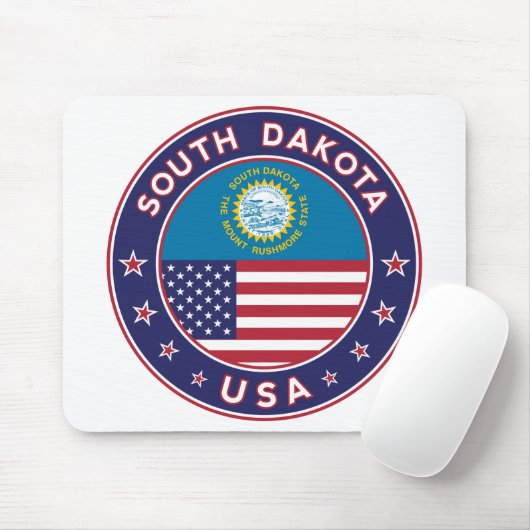 South Dakota Mousepad (Mit Mouse)