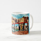 South Dakota Mt Rushmore Postkarte  Kaffeetasse (VorderseiteRechts)