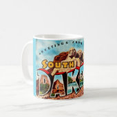 South Dakota Mt Rushmore Postkarte  Kaffeetasse (Vorderseite Links)