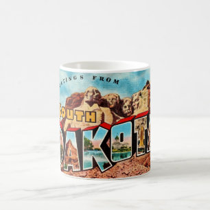 South Dakota Mt Rushmore Postkarte Kaffeetasse