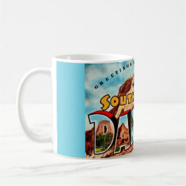 South Dakota Mt Rushmore Postkarte Kaffeetasse