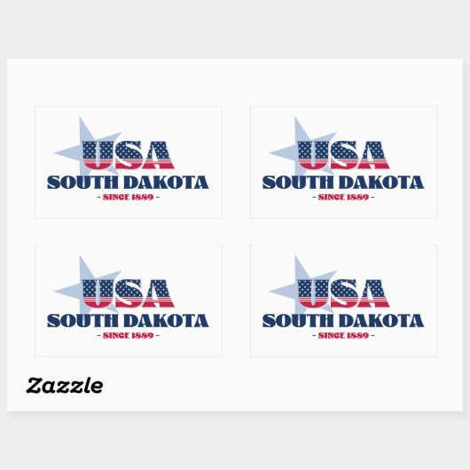 South Dakota My Zuhause Staat Sticker (Blatt)