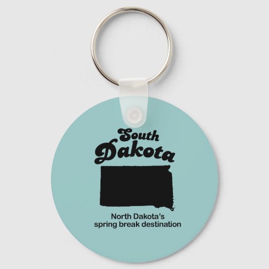 South Dakota - Nord-Dakota-Frühlingspause Schlüsselanhänger (Vorderseite)