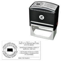South Dakota Notary Public Recognition Briefmarke