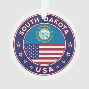 South Dakota Ornament