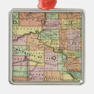 South Dakota Ornament Aus Metall