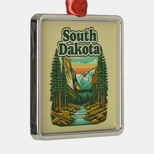 South Dakota Ornament Aus Metall (Rechts)