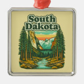 South Dakota Ornament Aus Metall (Vorne)