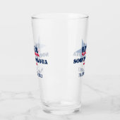 South Dakota Patriotic Pride Personalisiert Glas (Links)