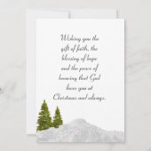 South Dakota Pheasant Christmas Flat Karte (Rückseite)