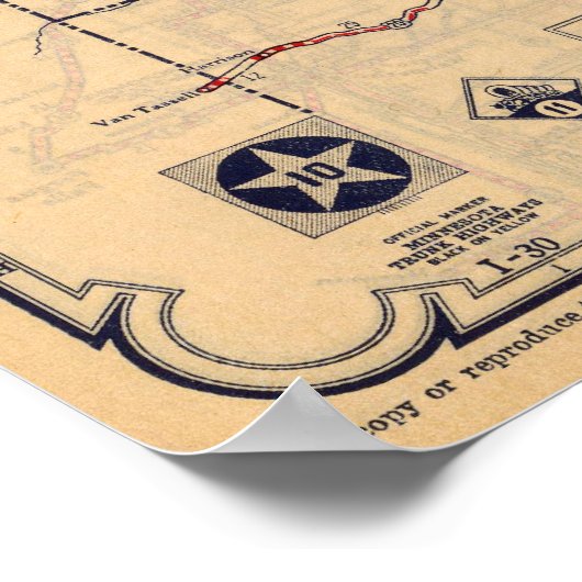 South Dakota Poster (Ecke)