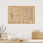South Dakota Poster (Küche)