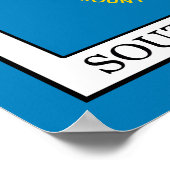 South Dakota Poster (Ecke)