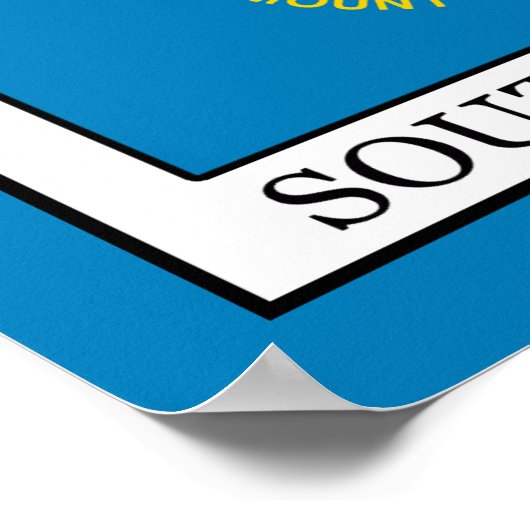 South Dakota Poster (Ecke)