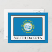 South Dakota Postkarte (Vorne/Hinten)
