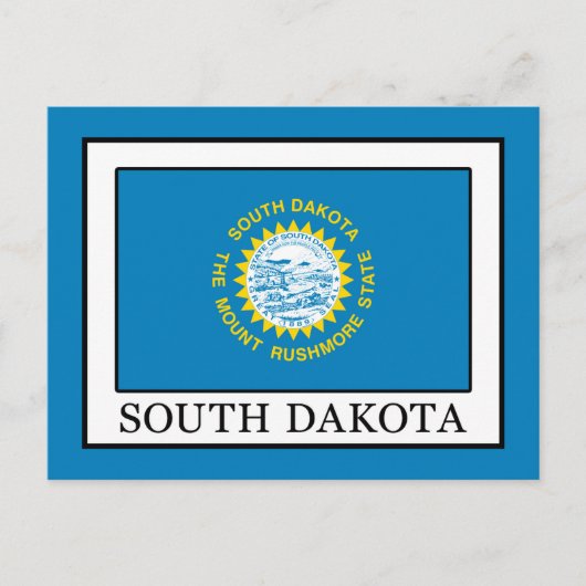 South Dakota Postkarte (Vorderseite)