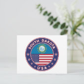South Dakota Postkarte (Stehend Vorderseite)