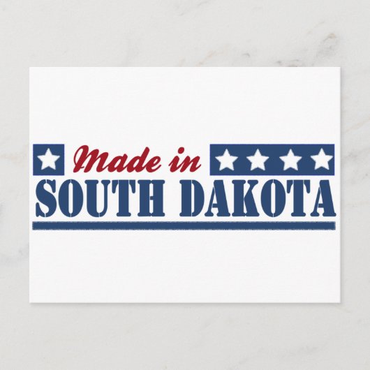 South Dakota Postkarte (Vorderseite)