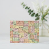 South Dakota Postkarte (Stehend Vorderseite)