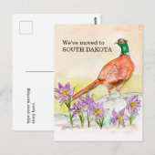 South Dakota Postkarte (Vorne/Hinten)