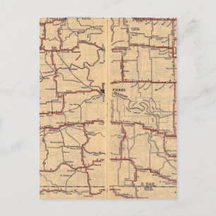 South Dakota Postkarte