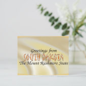 South Dakota Postkarte (Stehend Vorderseite)