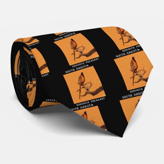 South Dakota Ring-Hals Fasan Krawatte (Gerollt)