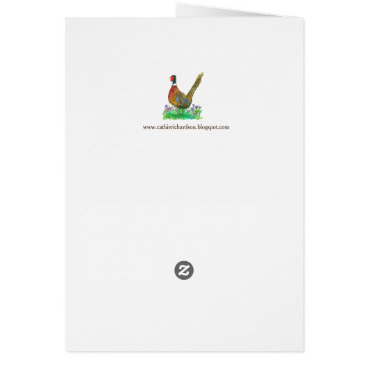 South Dakota Ring Necked Pheasant Blank (Hinten)