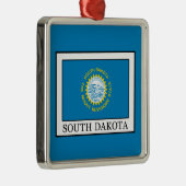 South Dakota Silbernes Ornament (Rechts)