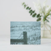 South Dakota Snowstorm Postkarte (Stehend Vorderseite)