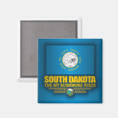South Dakota (SP) Magnet (Vorderseite/Rückseite)
