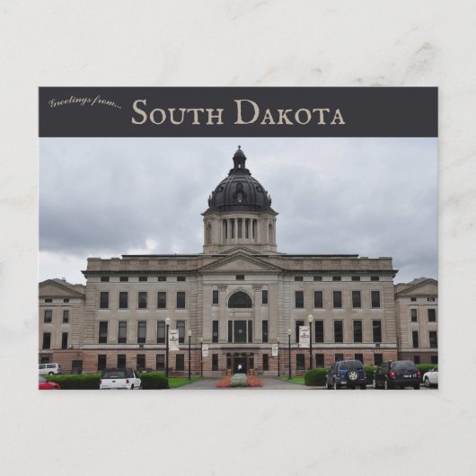 South Dakota Staat Hauptstadt Pierre South Dakota Postkarte (Vorderseite)