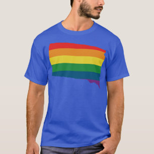 South Dakota Staat Rainbow T-Shirt