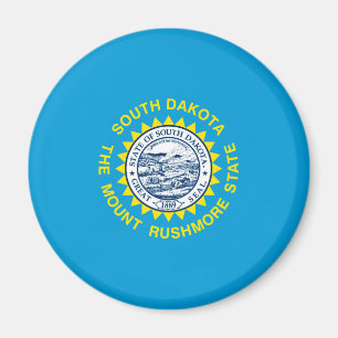 South Dakota State Flag Design Magnet