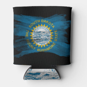 South Dakota State Flag Pinselstrich, South Dakota Dosenkühler