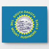 South Dakota State Flag Plaque Fotoplatte (Vorderseite)