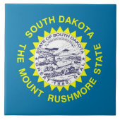 South Dakota State Flag Tile Fliese (Vorderseite)