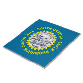 South Dakota State Flag Tile Fliese (Seite)