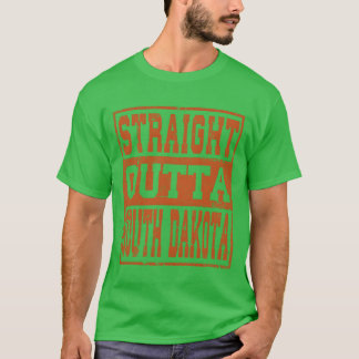 South Dakota Straight aus South Dakota Vintage g T-Shirt