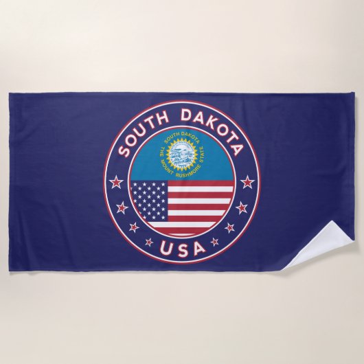 South Dakota Strandtuch (Vorderseite)