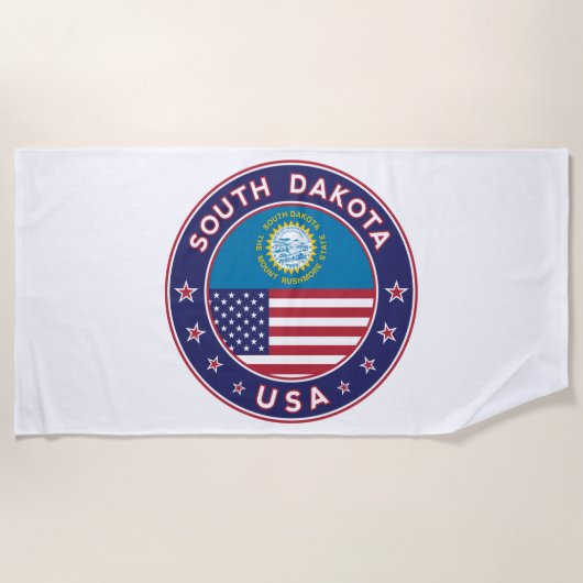 South Dakota Strandtuch (Vorderseite)