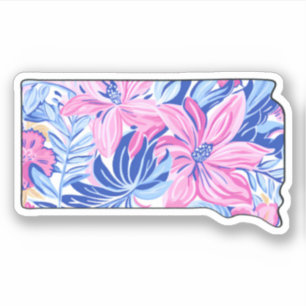 South Dakota - Summer Sticker - Lilly Inspiriert