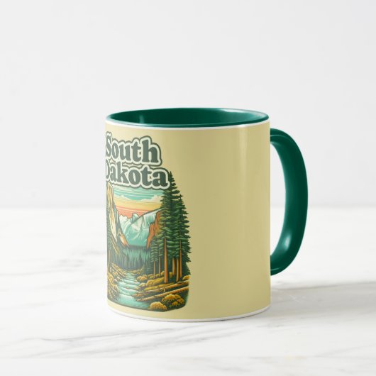 South Dakota Tasse (VorderseiteRechts)