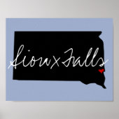 South Dakota Town Poster (Vorne)