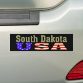 South Dakota USA! Autoaufkleber (Auf Auto)